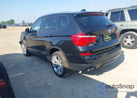 2016 BMW X3 xDrive28I z USA, uszkodzony, nr VIN 5UXWX9C5XG0D63709